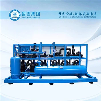 Unitate de condensare racita cu apa cu compresor Frascold pentru echipamente de congelare